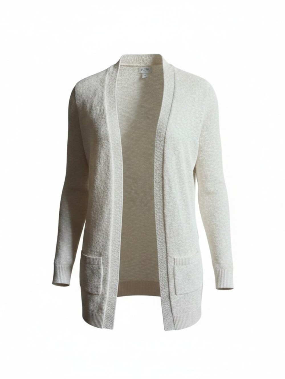 J. Crew Cream Open-Front Women’s Cardigan Sweater